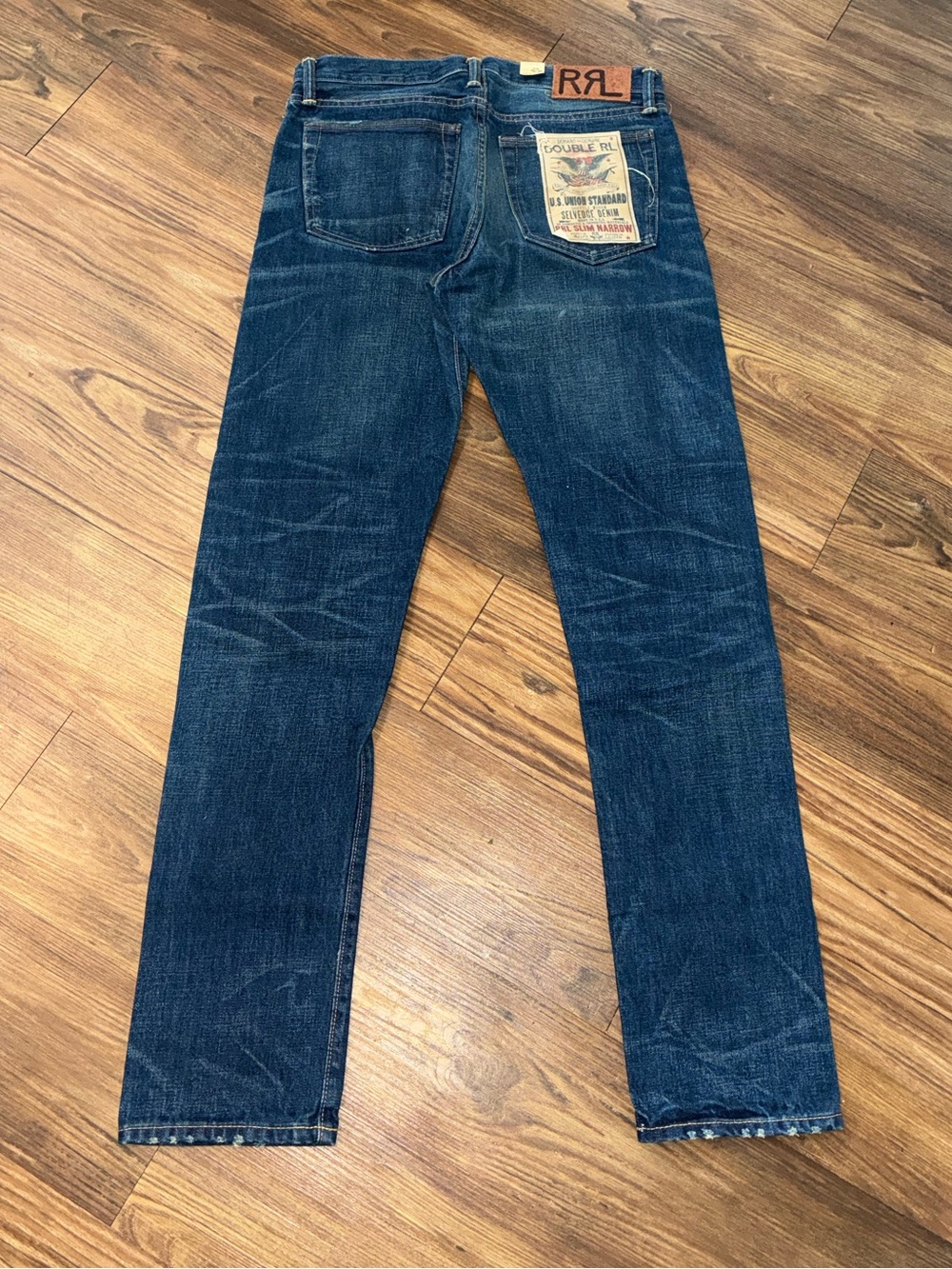 RRL Selvedge Slim Narrow Grandfalls Wash Jeans - Picture 9 of 16